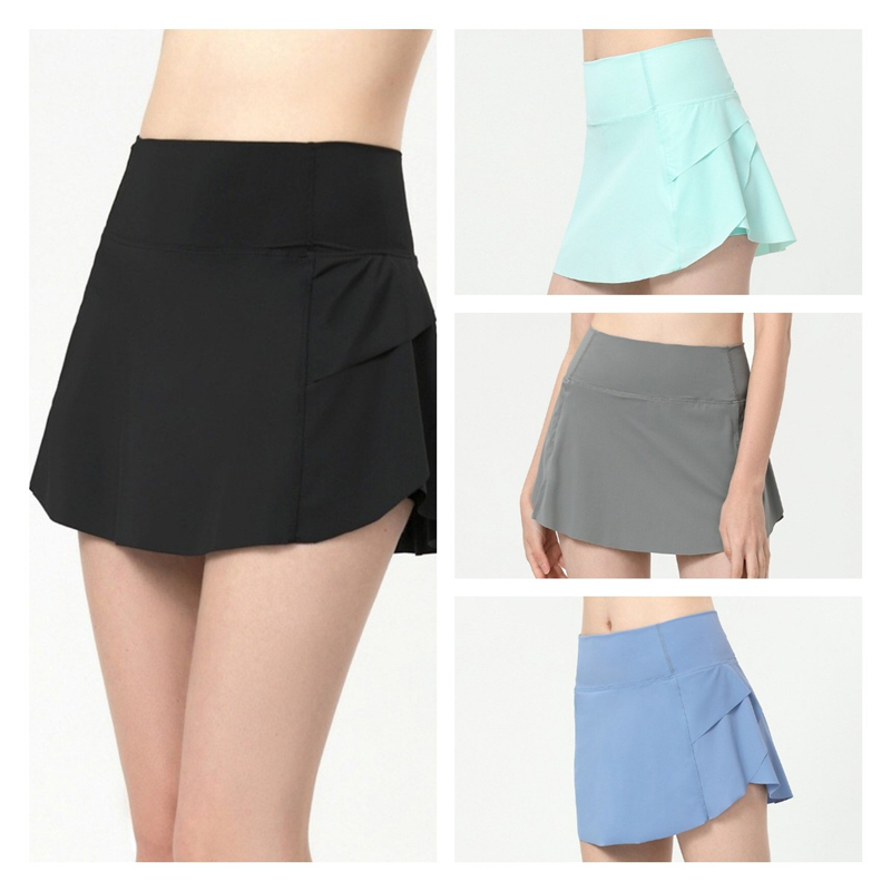 

2022 summer Designer Legging Yoga Tennis Skirts Gym Clothes Fashion High quality Women pleated skirt Anti-glare Womens Running Fitness Golf short skirt, This option does no ship