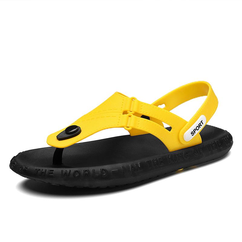 

Sandals 2022 Summer Cool Water Flip Flops Men High Quality Soft Beach Slippers Fashion Man Casual Zapatos Hombre White Black
