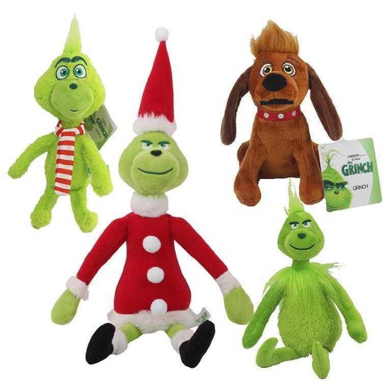 

High Quality 100% Cotton 11.8" 30cm How the Grinch Stole Christmas Plush Toy Animals For Child Holiday Gifts, 32cm