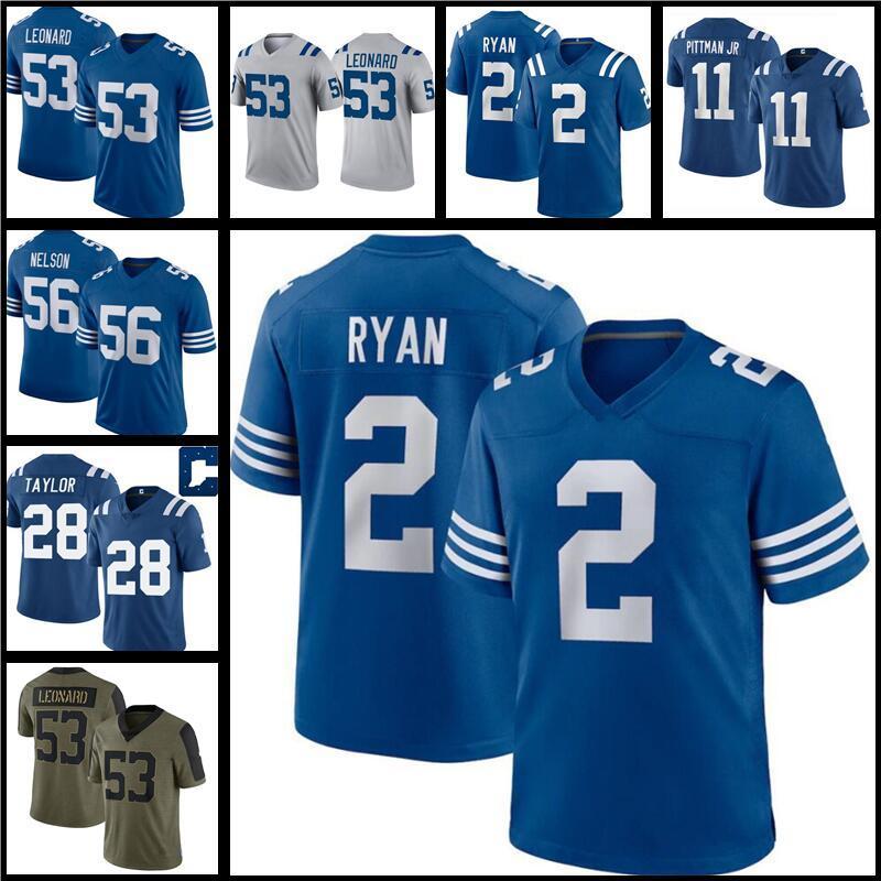 

Jersey 2 Matt Ryan 28 Jonathan Taylor Football''Nfl''Jersey 53 Darius Leonard 11 Michael Pittman Jr. Philip Rivers Quenton Nelson Kwity Paye Peyton, Men jersey