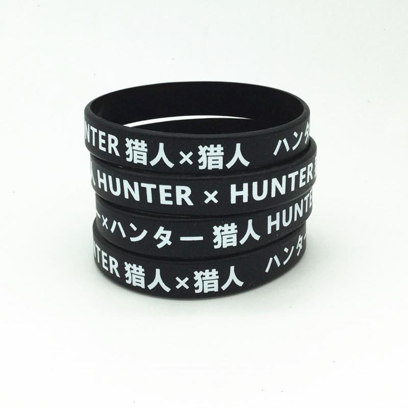 

Anime Hunter X Sport Strand Wristband Male Rubber Silicone Bracelet Cartoon