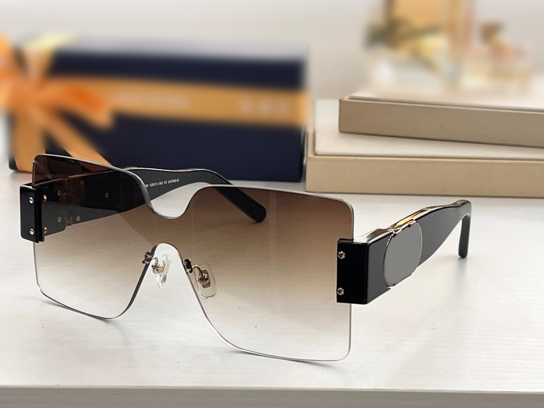 

Sunglasses For Men Women Summer 2235 Style Sunshade Anti-Ultraviolet Retro Plate Frameless Glasses Random Box