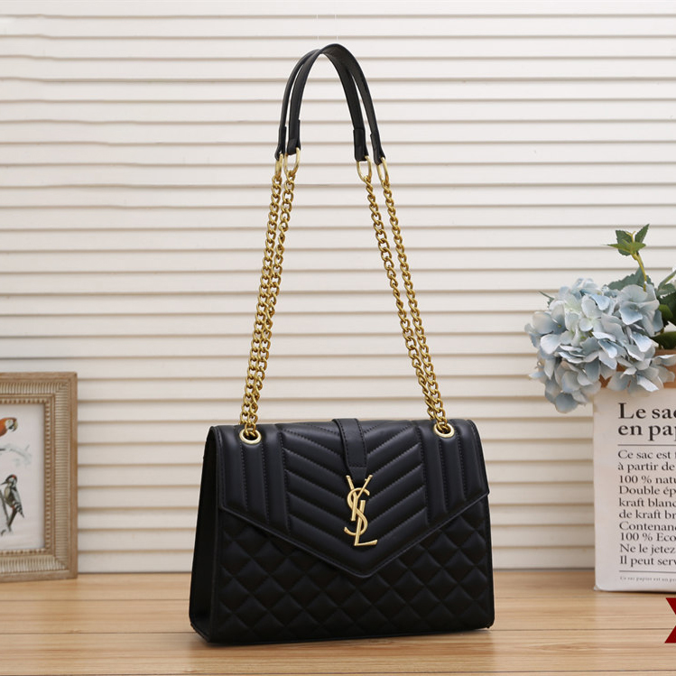 YSL Femmes Luxurys Designers Sacs 2022 Ladies Composite Pu Cuir Clutch Ampurder Crossbodybody Purse Female Taille 27 * 21 * 8CM