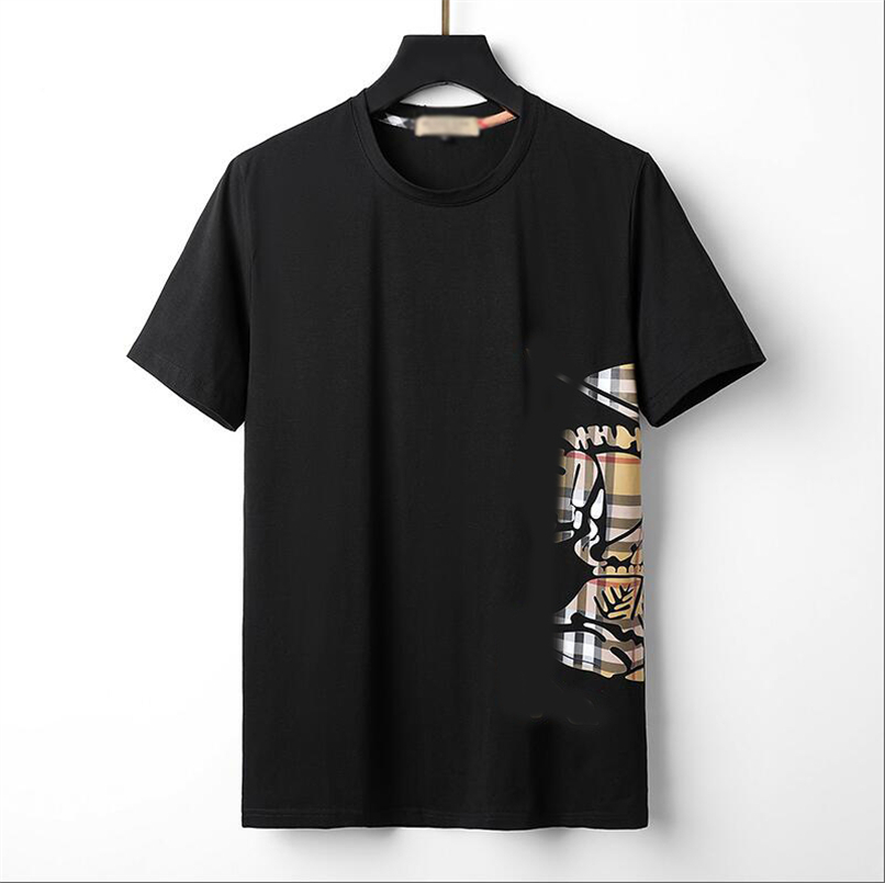 

luxury T-shirt Summer Men women short sleeves Fashion Tee cotton high quality T-shirts leisure classic pattern#007, Yellow