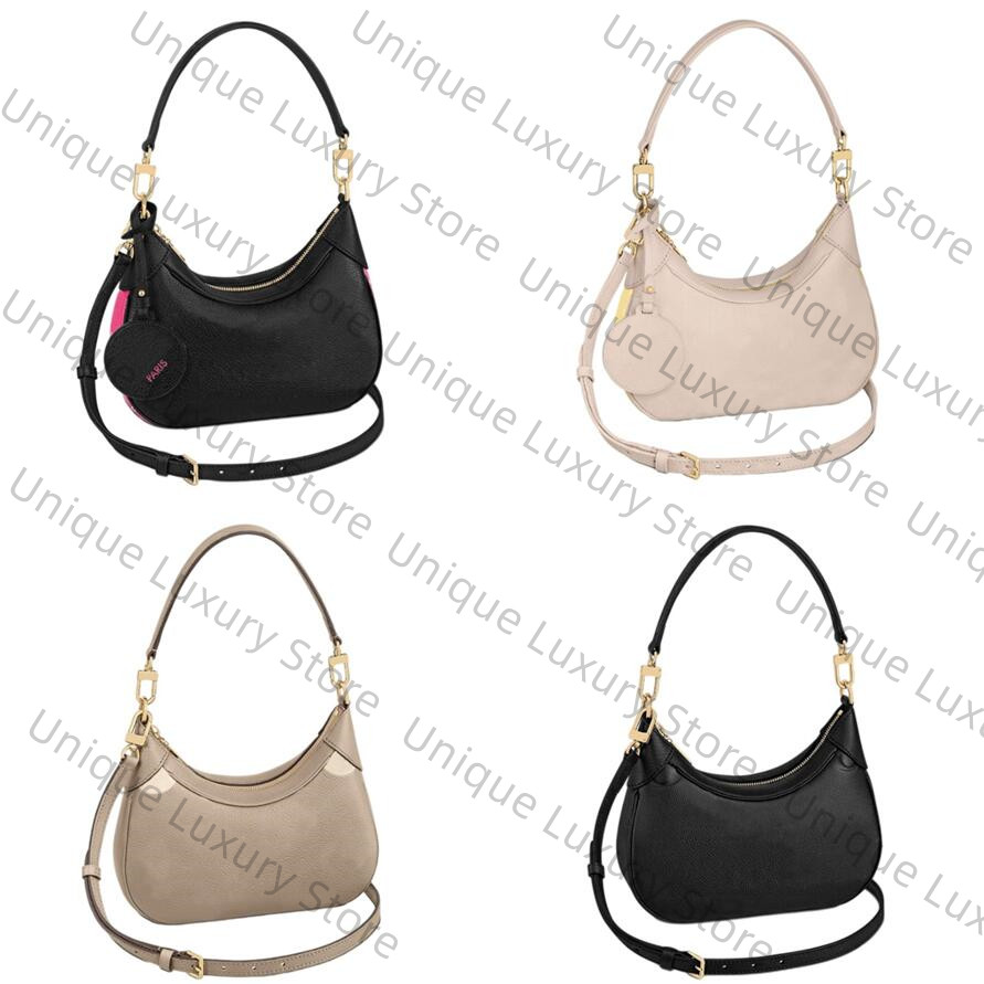

Bagatelle BB Mini Embossed Leather Hobo Bag Handbag Trend Baguette-hobo Womens Luxury Worn Gold Hardware Zipper Shoulder Crossbody Bags Purse M46113 M46091, 01.