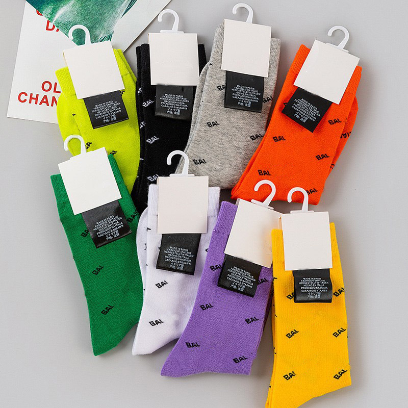 

Luxury Designer Mens Socks Breathable Cotton Crew Socks For Women, Mix color
