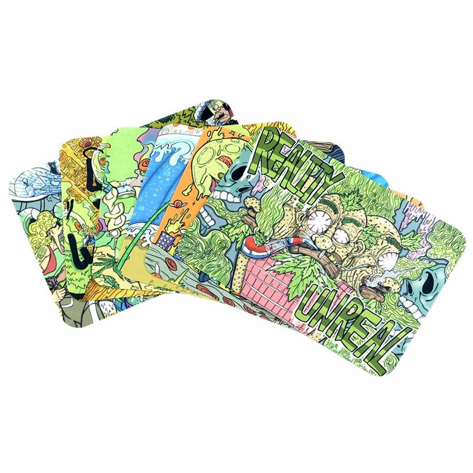 

Cartoon Dab Mats Table Tool dabber wax oil rigs Mat Dry Herb Concentrate for vaporizer Multi-function Kitchen Tools301L