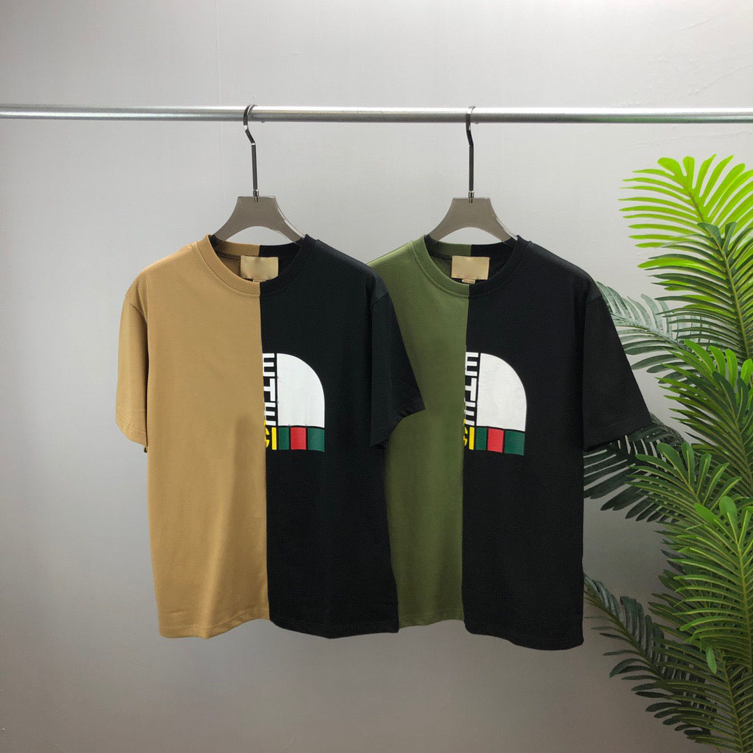 

22SS Designer Letter Printed T Shirts Tee Fashion Sweatshirt High Street Short Sleeve Summer Casual T-Shirt Breathable Men Women Crew Neck Tees Dresses for Women 9-760, Green