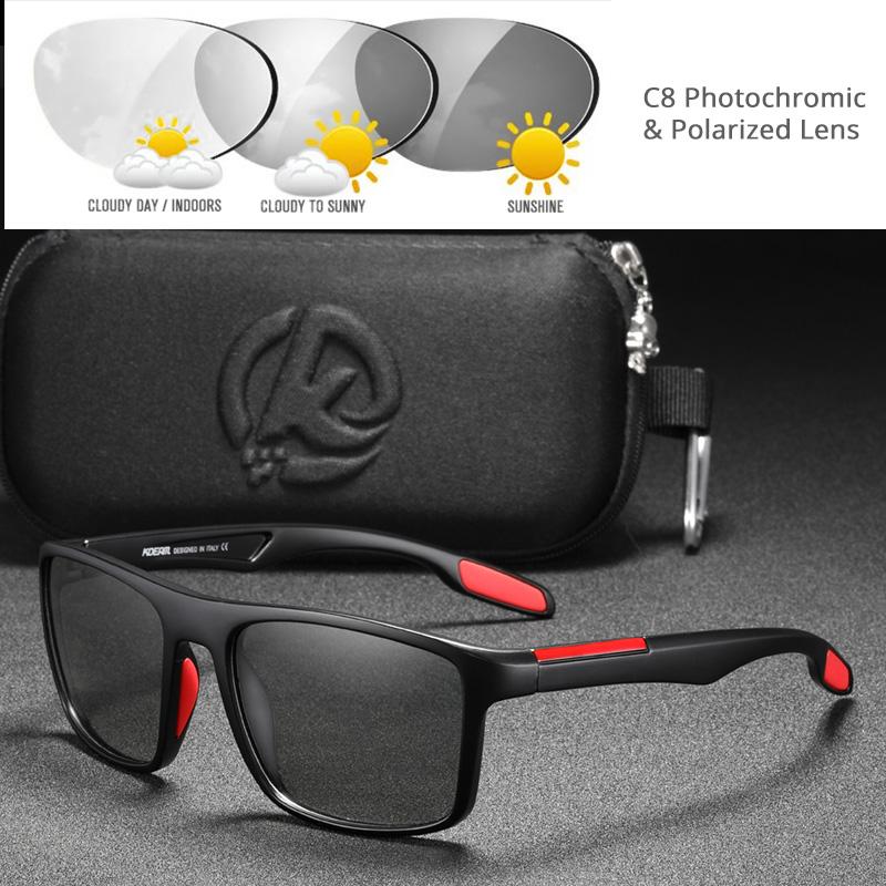 

Sunglasses VIP Offer Ultra Light Rectangular Polarized And Pochromic MenSunglasses
