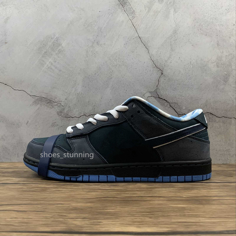 Chaussures de skateboard pour hommes DNks Low SB Premium Blue Lobster Colorway Nightshade / Dark Slate Skateboard Loisirs Chaussure Outdoor Sneak