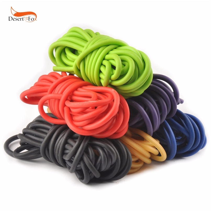 

5mm510m Outdoor Natural Latex Rubber Tube Stretch Elastic Slings Replacement Band Catapults Sling Rubber 220615, Black