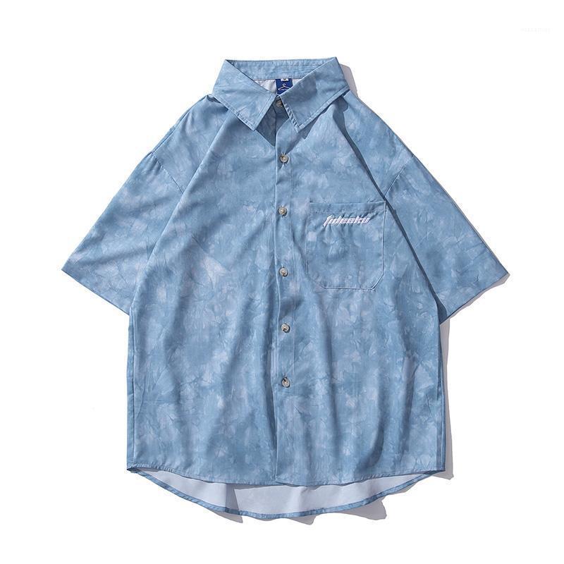 

Casual Printed Short Sleeve Shirt Men Street 2022 Hawaii Beach Oversize Women Fashion Harujuku Shirts For 5213 Men's, Black