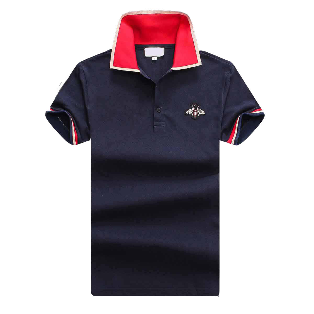 

2022ss Designer Polo Shirts Men Luxury Polos Casual Mens T Shirt Snake Bee Letter Print Embroidery Fashion High Street Man Tee 3 typescolor chooes