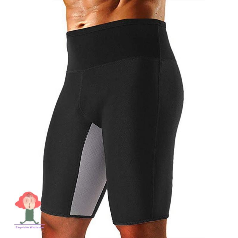 

Belts Waist Belt Sfit Shapewear Sauna Yoga Gym Body Shaper Cinta Masculina Sweat Thermo Burning Man Shorts Plus Size Fit, Black