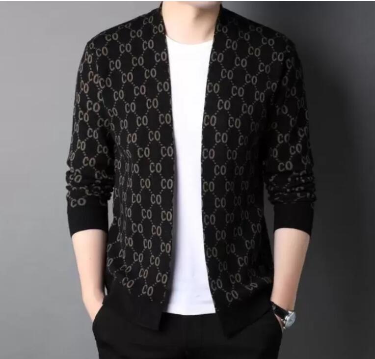 

2022ss Luxury Brand Men's Sweaters Top Grade Designer Luxury Fashion Knit Sweater Cardigan Men Casual Woolen Autum Coats Jacket Mens Clothes, 01