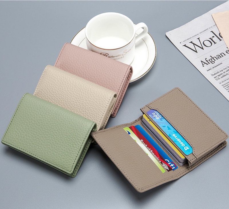 

100pcs Card Holders Women PU Cute Plain Multifunctional Short Storage Coin Purses, Multi