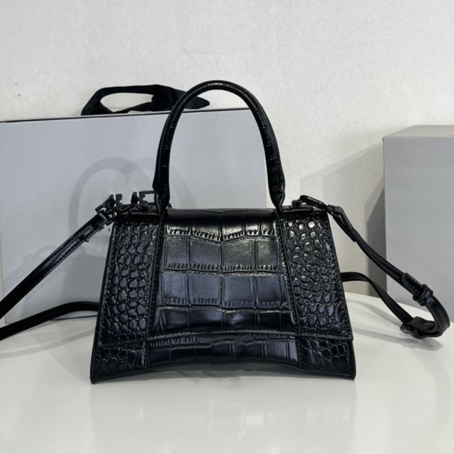 

Handbags Women Designer Bags Fashion Crocodile Pattern Shopping Bag Lady Luxury Crossbody Shiny Style Shoulderbag Ins High Quality, Rose red crocodile pattern