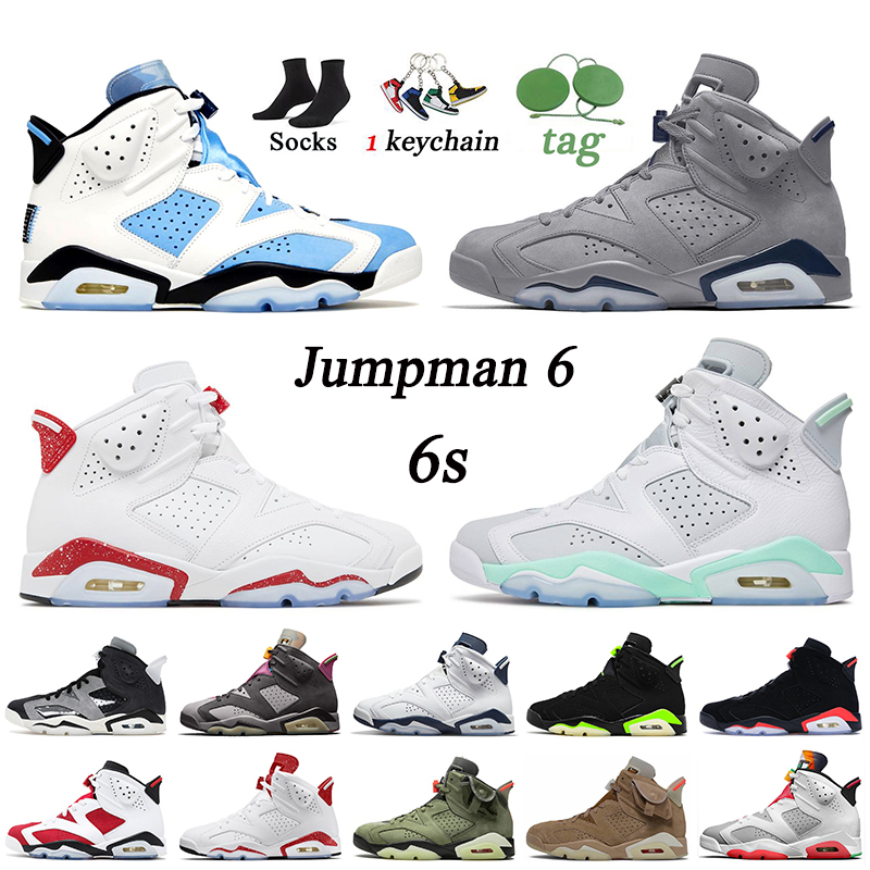 

Red Oreo Jorden 6s Basketball Shoes Jumpman Jorda 6 Women Mens Trainers Georgetown UNC Jorden6s Carmine Black Infrared Retro Midnight Navy Travis Scotts Sneakers, C11 unc home 40-47