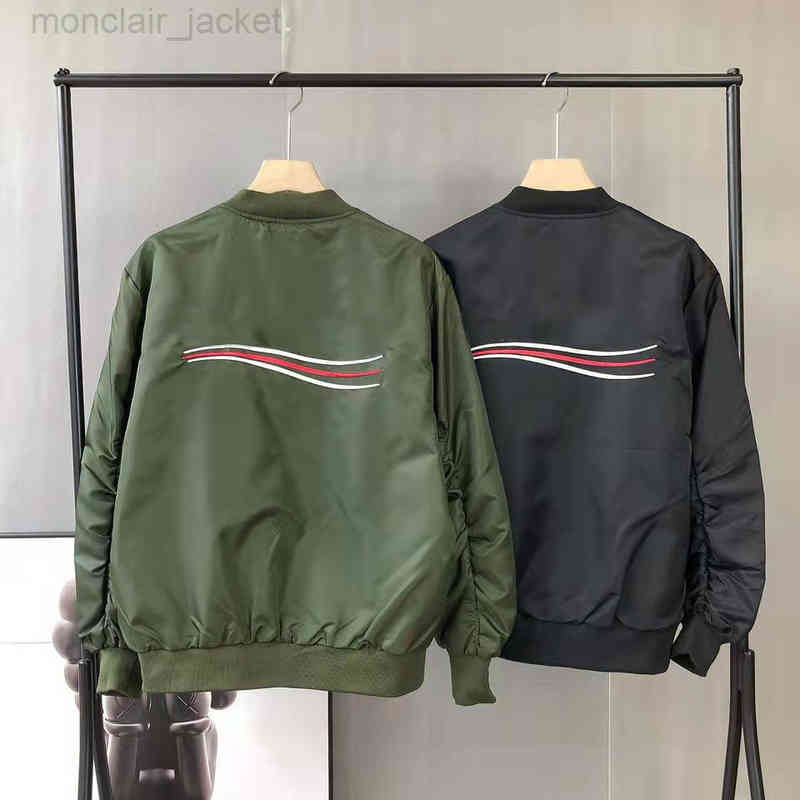 

2022 Designer Fashion New Mens Jackets BB Clothing France Brand Sunscreen Bomber jacket Europe and American style Outerwear coat Fashion Casual Street coats, Black