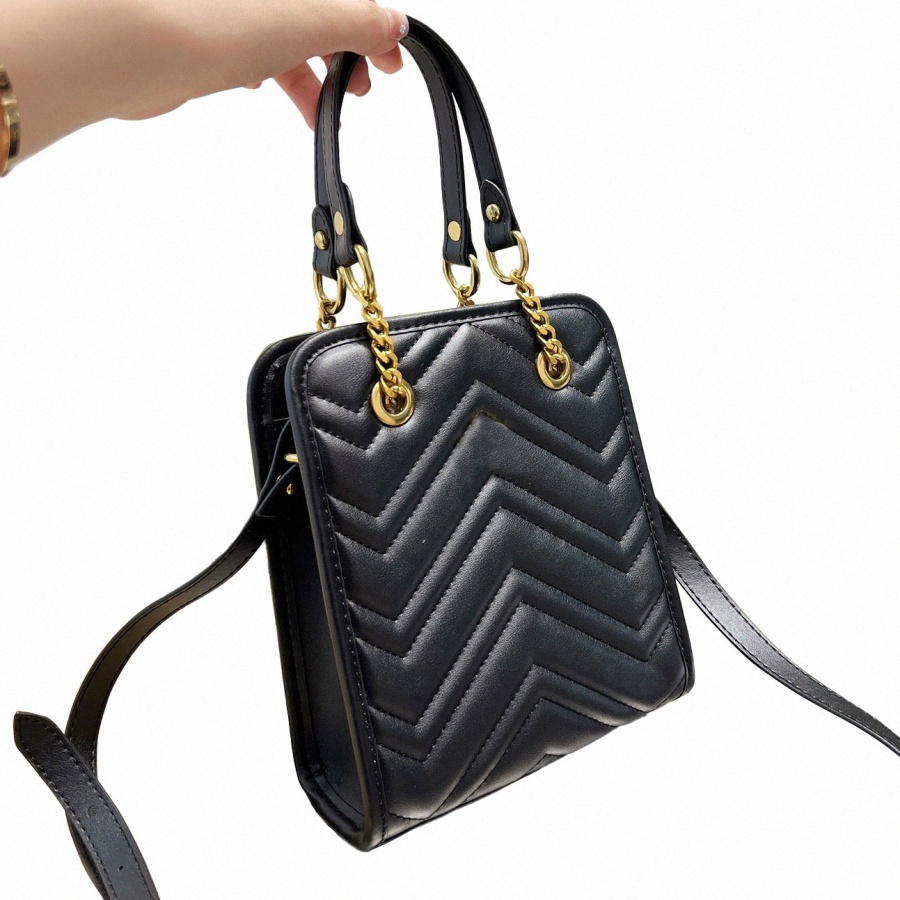 

handbags mini marmont bag Black matelasse cross body bag chevron leather aged gold hardware ophidia purse wallet phone holder Luxurys Designers I8m5#