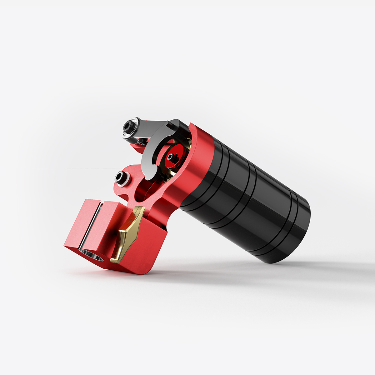 Hammer Rotary Tattoo Machine Powerful Japanese Coreless Motor Pure Copper Clip Cord Professional Tattoo Gun-image-758586563