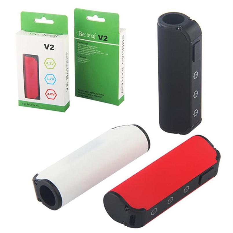 

MOQ 1Pcs Original Beleaf 510 Thread Battery 450mAh Vaporizer ECig Batteries Micro USB E Cigaretes Vape Mod Box231U2172305g