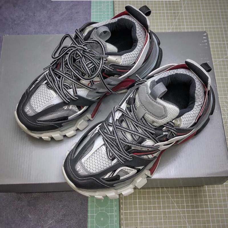 

With box 2021 balencga 3.0 track 2 runners shoes boot men women yellow pink black sport casual shoe trainers sneakers size 36-45 bb256, 11