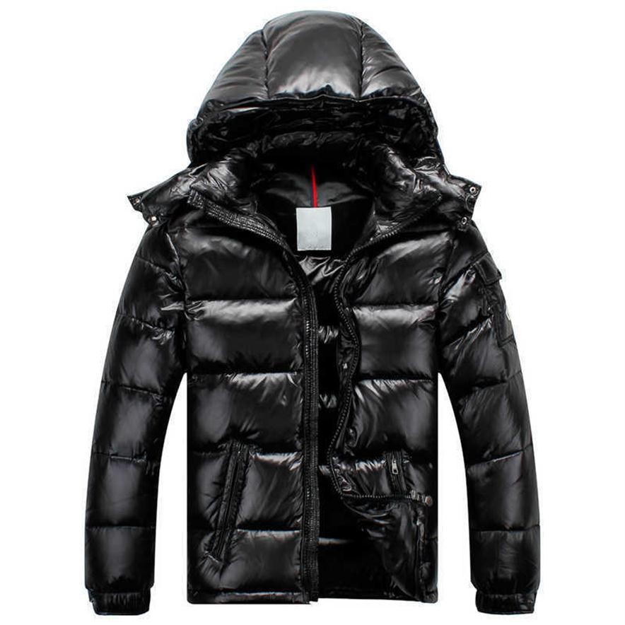 Fashion Winter Men Women Outdoor Maya Shiny Matte Down Jacket Mens Casual Hooded Downs Coats Outerwear Man warm jackets Parkas S-3319g