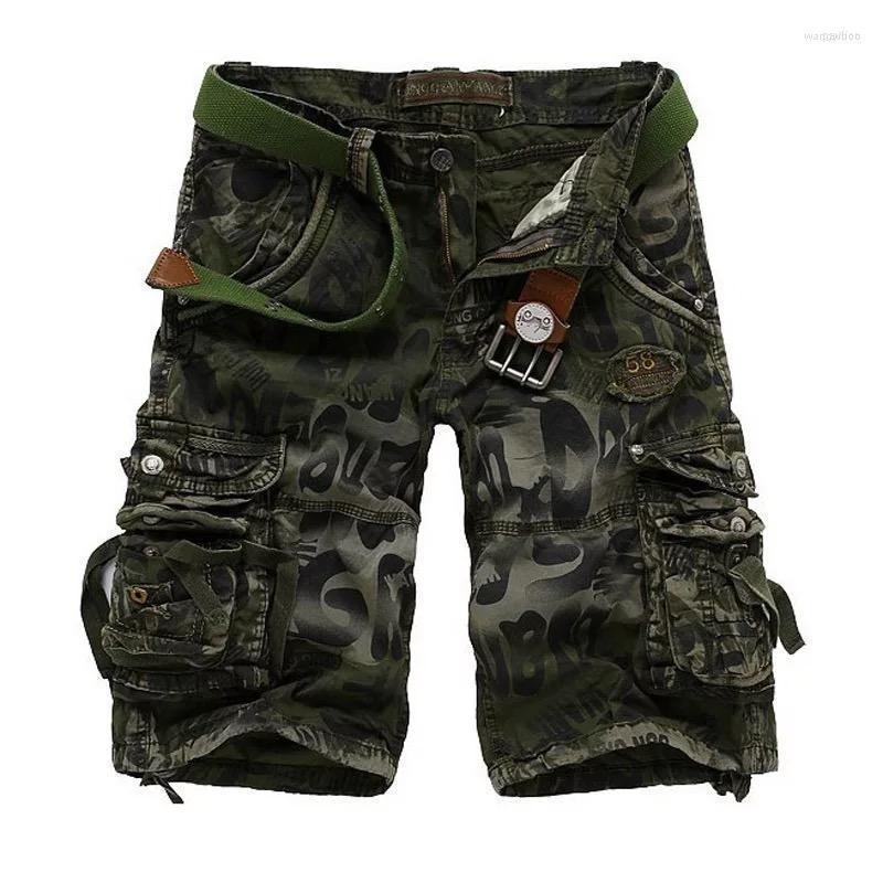 

Men's Shorts Summer Pantalones Cortos Hombre Cargo Loose Military Trousers Casual Short HommeMen's, Dark grey