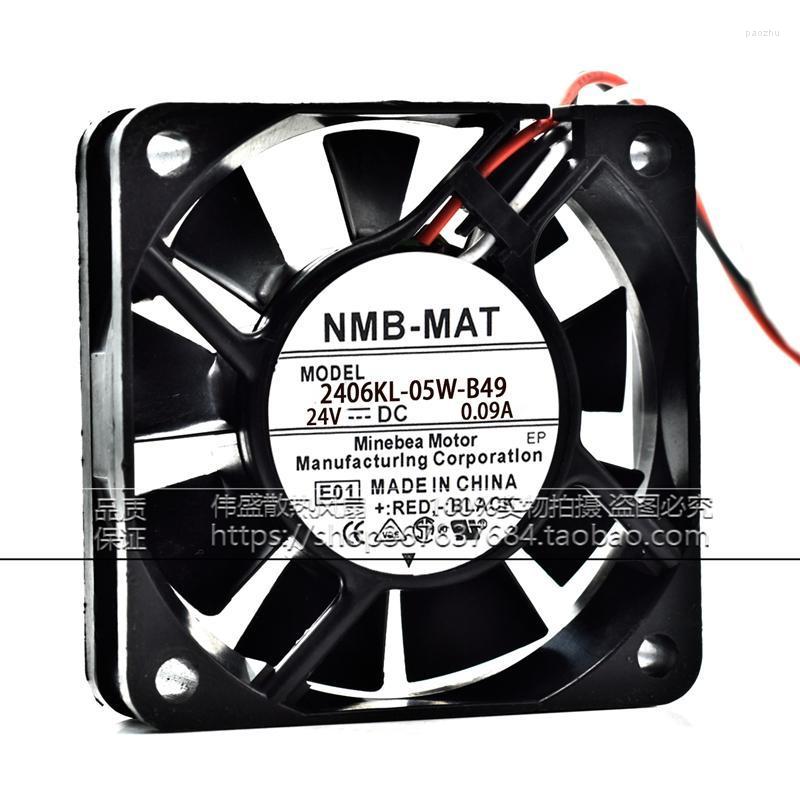

Fans & Coolings Original NMB 6015 6CM 2406KL-05W-B49 24V 0.09A Alarm Inverter Cooling FanFans