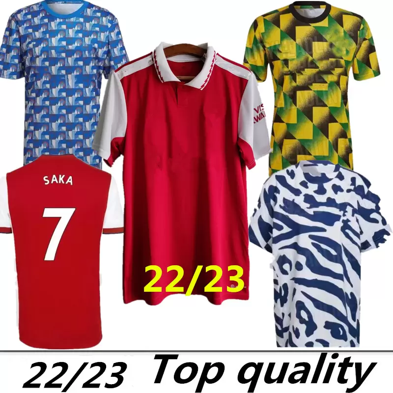 

22 23 ARSen PEPE Fan Version jerseys ØDEGAARD THOMAS WILLIAN NICOLAS TIERNEY SMITH ROWE 2022 2023 home away soccer football shirt Men + Kids kit, Picture