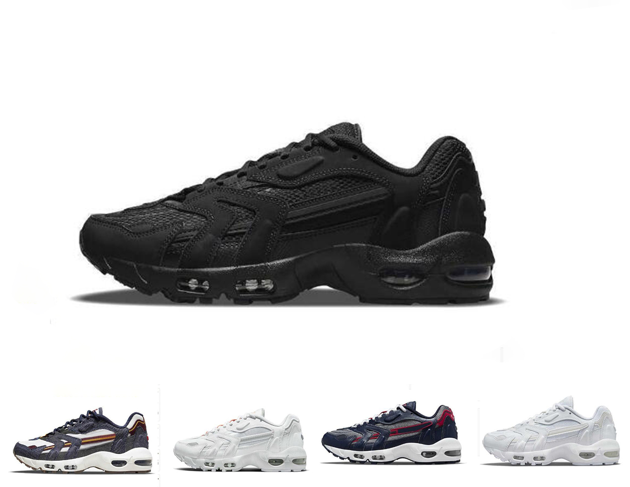 

hot 2022 men women 96 ii 2 0 triple black running shoes yakuda local boots online store for gym training sneakers accepted sportswear mens, White orange 36-39