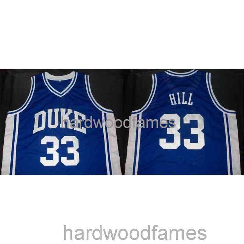 

Custom Cheap Stitched DUKE COLLEGE GRANT HILL ROAD CLASSICS BASKETBALL JERSEY Ncaa Men Basketball Jerseys Shirt, Blue
