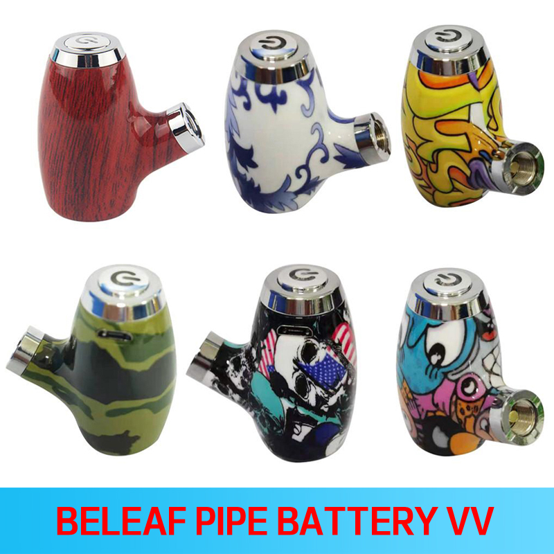 

Various Original Beleaf 510 Thread Battery E Pipe Preheat VV Vape Mods 900mAh Electronic Cigarettes for TH205 Cartridges Adjustable E-Cigarette Batteries