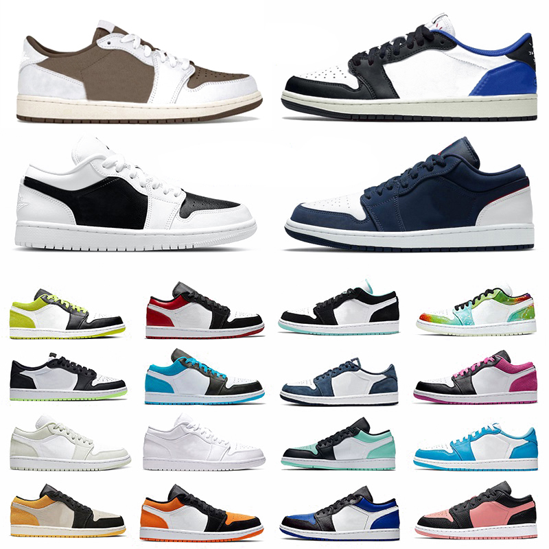 

1 1s low Mens Womens Basketball Shoes UNC Triple White Camo royal Shadow Toe Ts x Reverse Mocha Light Smoke Grey Bred Chicago USA Wolf grey Men Trainers Sports Sneakers, Color#8