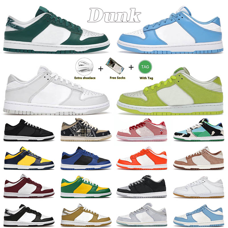 

classic mens women designer skate low sneakers running shoes Unc Paisley Green Grey Fog World Champ Kentucky Syracuse men trainers sports 36-47, A45 college navy 36-45