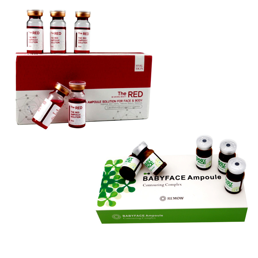 

Red Ampoule Solution Fat Desolve Babyface Vline Fat Dissolving Lipolysis