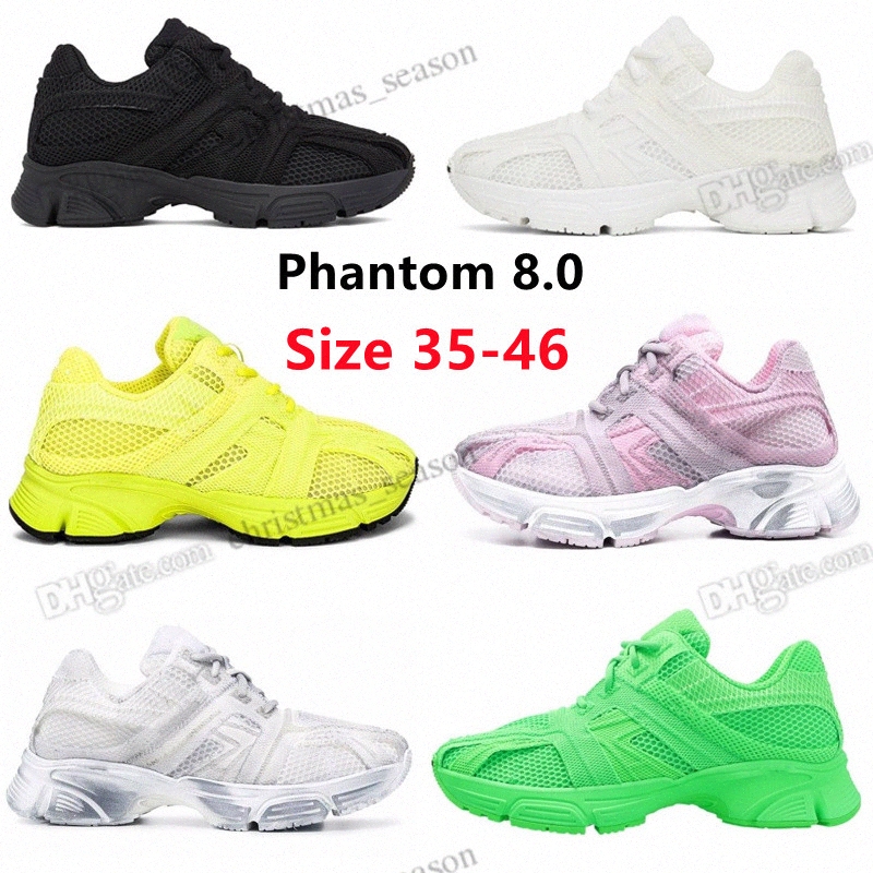 

2022 High quality Phantom 8.0 Casual Shoes Triple White Black Green Pink Paris 8 Embroidery Plain Fabric Mesh Comfortable Lightweight Breathable Dad W j3a8#, I need look other product