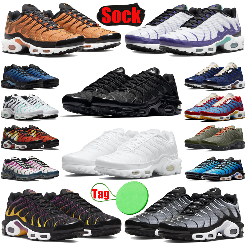 

tn plus tnplus tns men running shoes triple black white Hyper Blue Grape mens trainers sports sneakers runners, #1 black