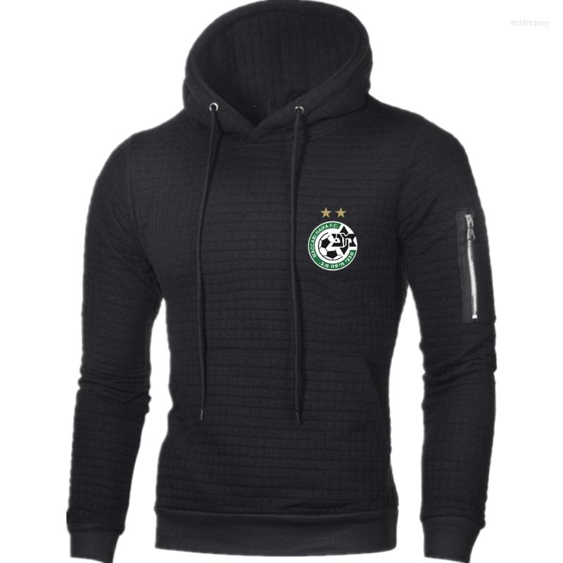 

Men's Hoodies & Sweatshirts Maccabi Haifa Hoodie Men's Fashion Long Sleeve Sweatshirt Casual Wear PulloverMen's Mild22, Gray