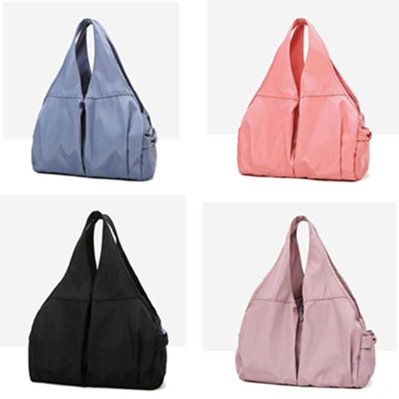 LU yoga bag hand yoga female wet waterproof large luggage short travel high quality logo 2022-image-777539101