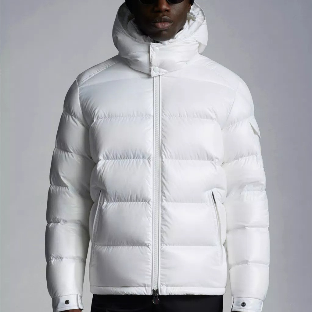 

Luxury Designers Monclair Men's Short Down Jackets Parkas Quilted Nylon 90% Down 10% Feather Classic Casual Sport Size M XXXL White, Customize