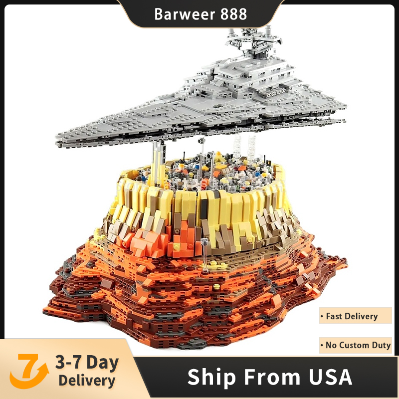 

Mould King 21007 5098Pcs Building Blocks The Empire over Jedha City Model Bricks Kids Toys