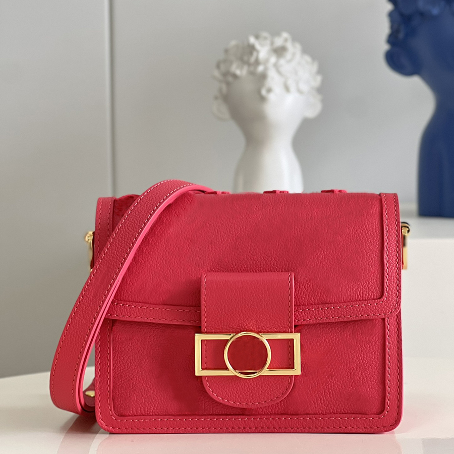 

10A Mirror quality MINI DAUPHINE Crossbody Designer Bag M20747 Genuine Leather Chain Bags Fashion Shoulder Bagss With Box L029