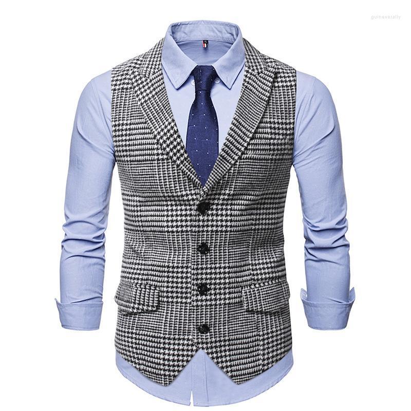 

Men's Vests 2022 Autumn And Winter Waistcoat Single-breasted Gun Collar Casual Vest Clothing Guin22, Shen ka