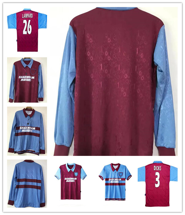 

IRON MAIDEN X 91 92 93 94 99 01 11 95 West Retro Soccer Jerseys 100th Centenary years Cole DI CANIO Lampard Dicks DUMITRESCU LAZARIDIS DOWIE Ham Vintage Classic SHIRT, 16