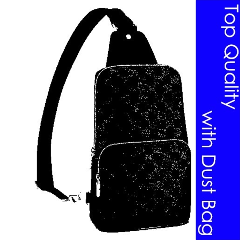 

TOP Quality N41719 N41720 AVENUE SLING BAG Designer Fashion Mens CROSS BODY Canvas Leather Sporty Casual Messenger Small Shoulder Chest BAGS handbags designers, Black checkered