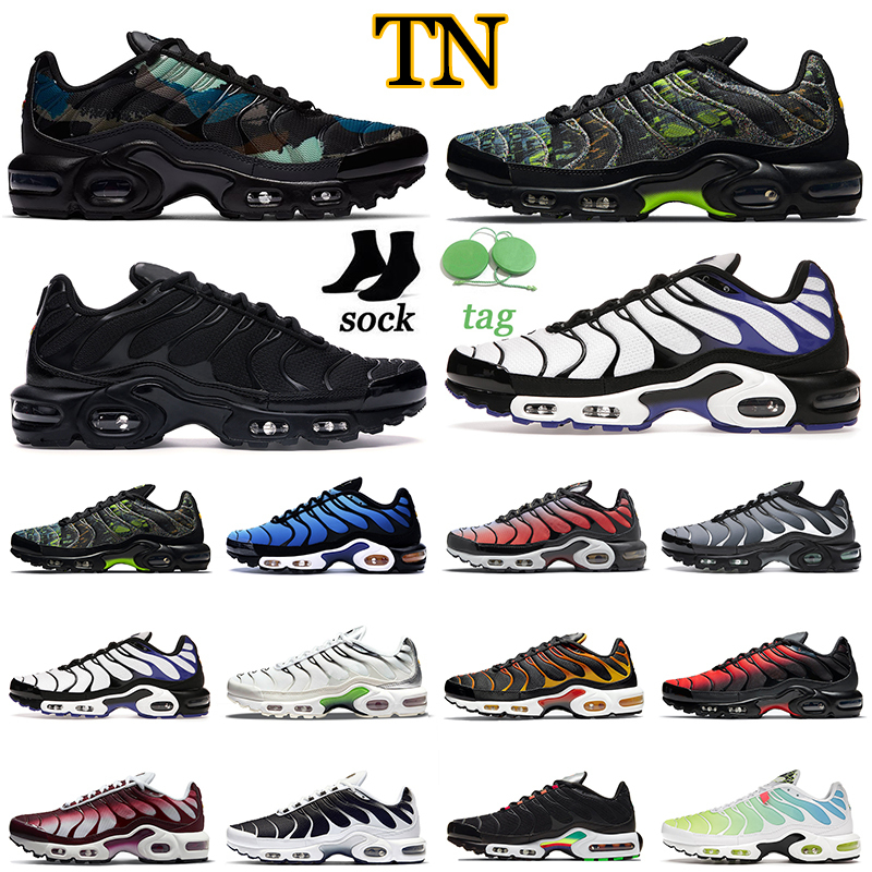 

Max Tn Plus Running Shoes Women Mens Trainers Airs Sneakers Wild Prints Sisterhood Reverse Sunset Cordura Outdoor Sports Runners Walking, 40-46 black volt