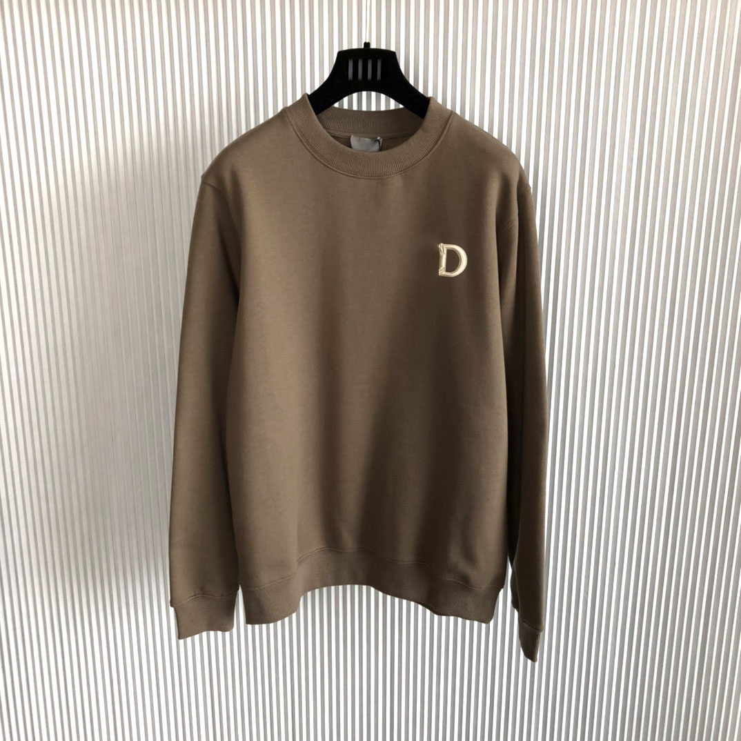 

Men's hoodie oblique print designer sweater crew neck sweatshirt set high quality upscale pullover c#d letter embroidery tech Fleece Men set long sleeves Size M-3XL, Black