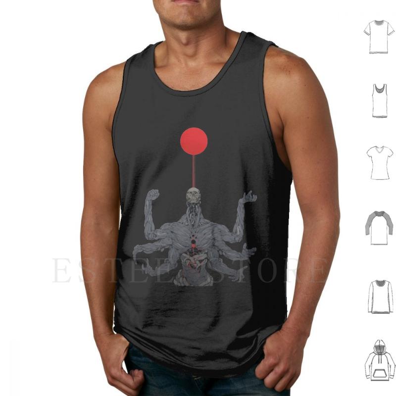 

Men' Tank Tops Berserk Shirt Outfit Vest Guts Manga Anime Berserker Sacrifice Casca, White;black
